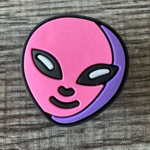 Pink and Purple Alien CROCS Jibbitz Shoe Charm 5/$20
